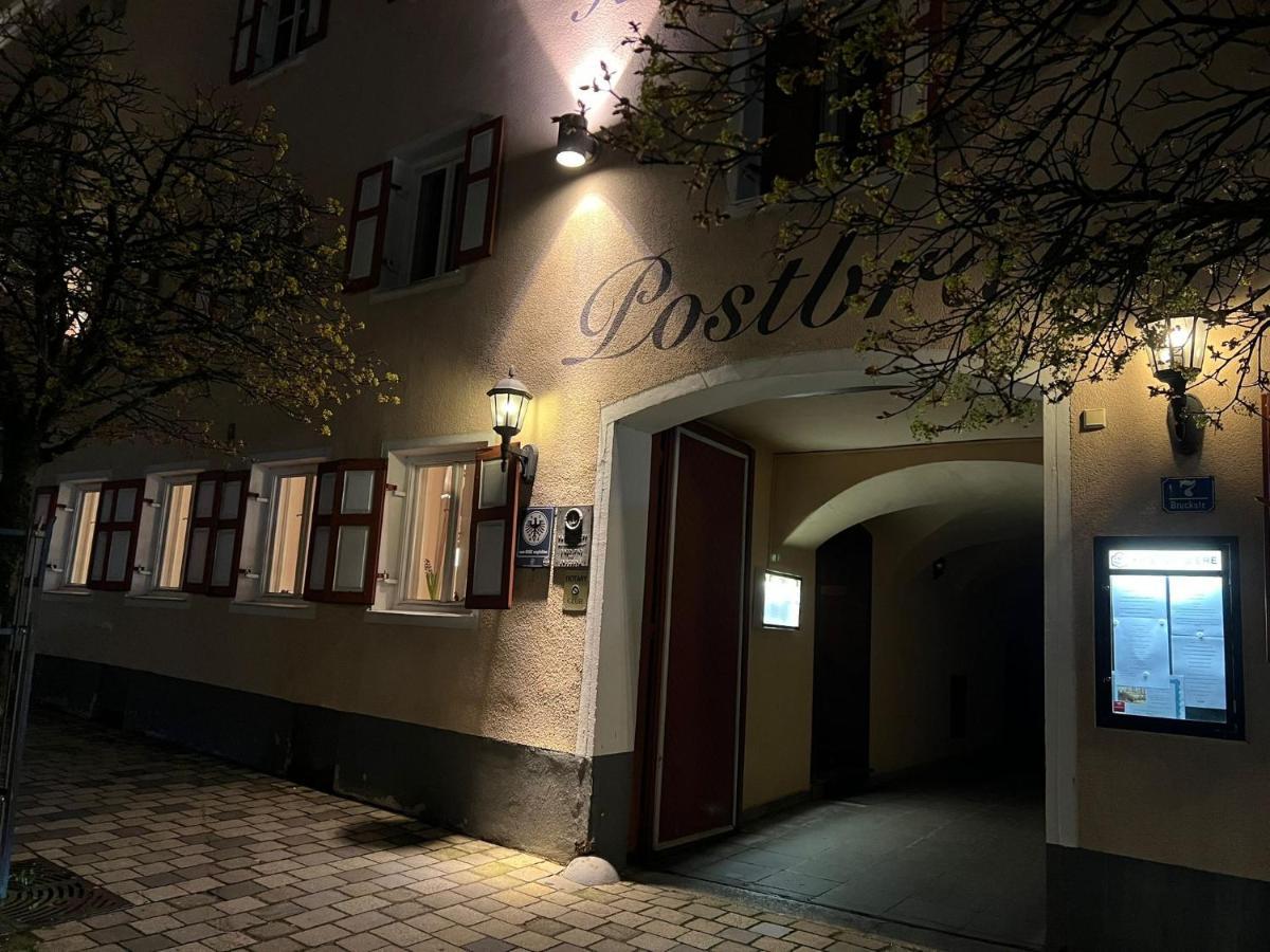 Hotel-Gasthof Postbraeu Dingolfing Exterior foto