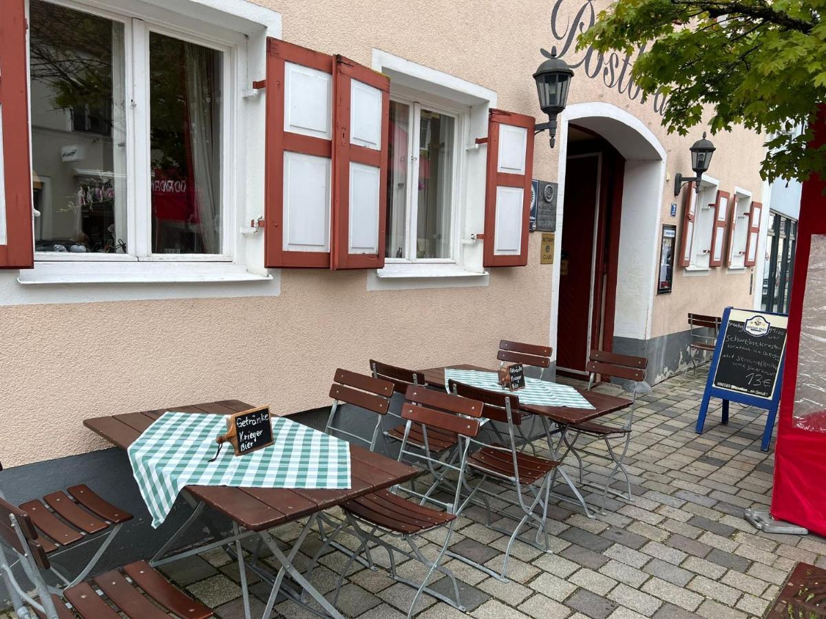 Hotel-Gasthof Postbraeu Dingolfing Exterior foto